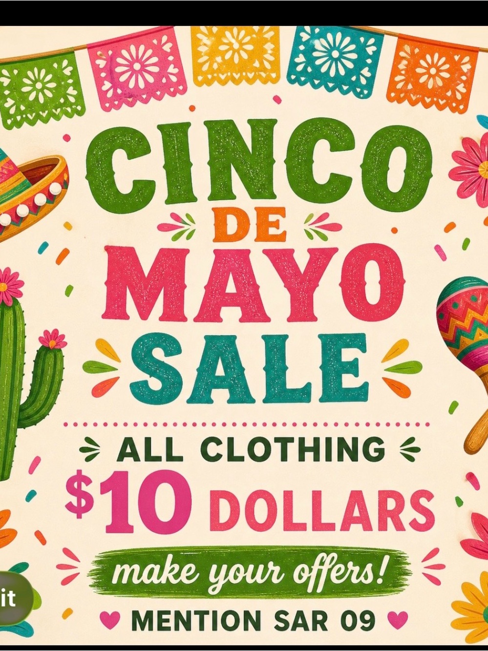 Cinco de Mayo SALE!